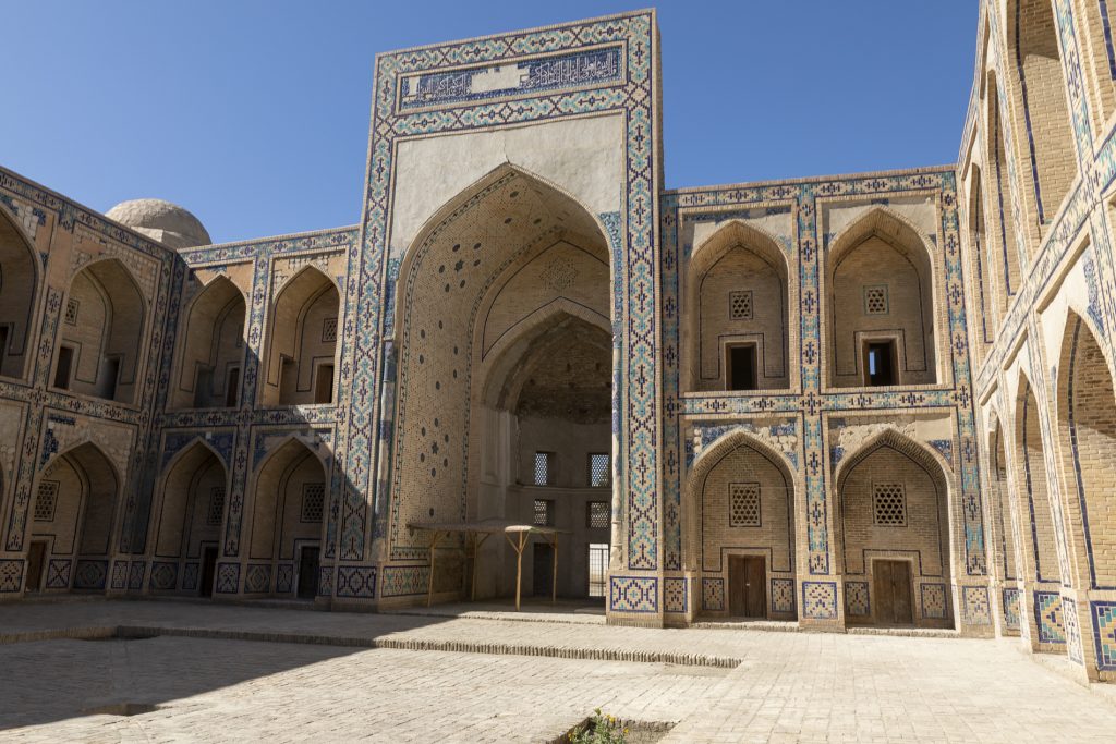 Cortile interno, Madrassa Abdoullaziz Khan Bukhara
