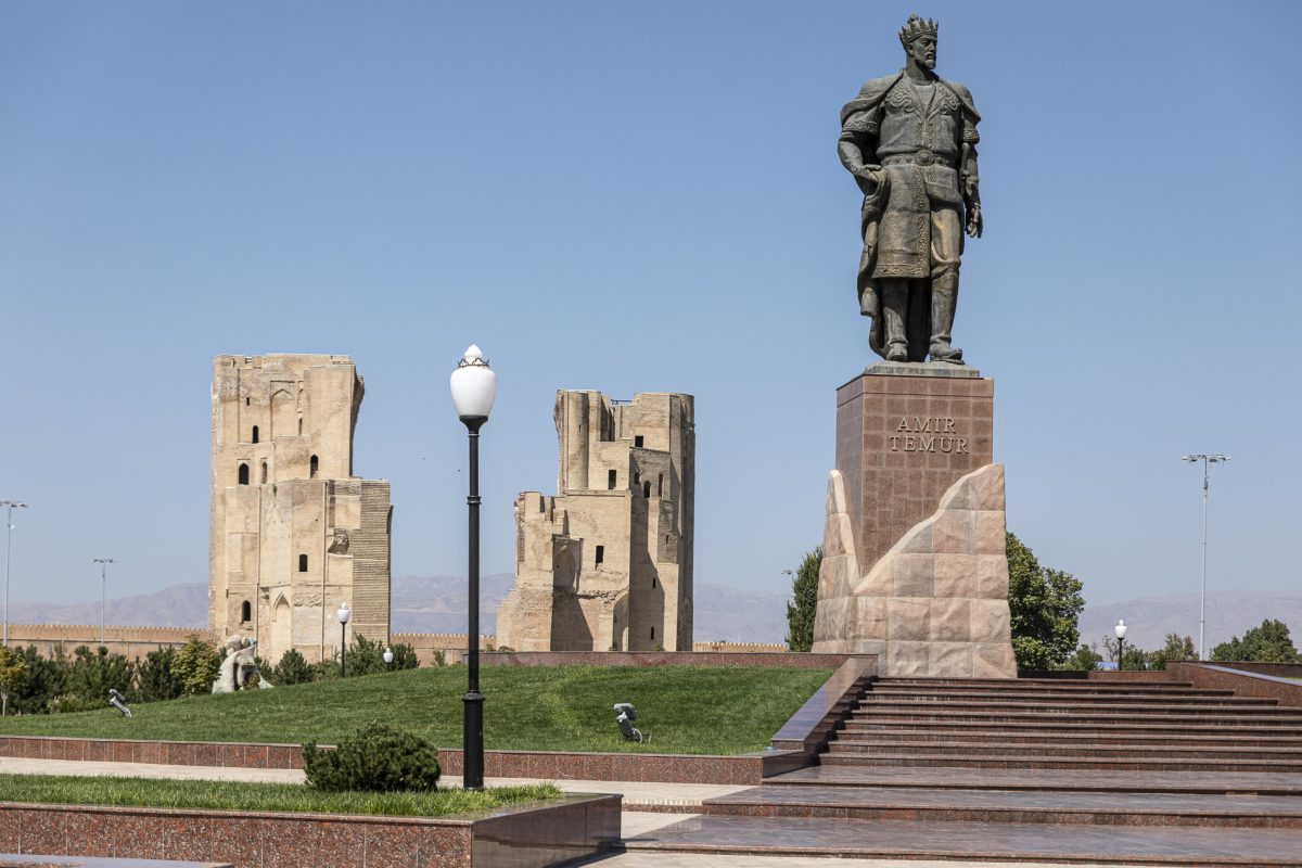 Uzbekistan: Shakhrisabz, palazzo Ak-Saray e Samarcanda